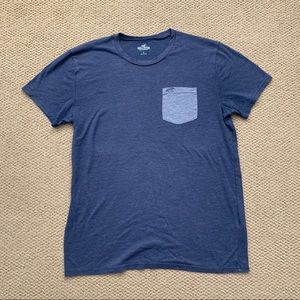Hollister Blue Pocket Tee